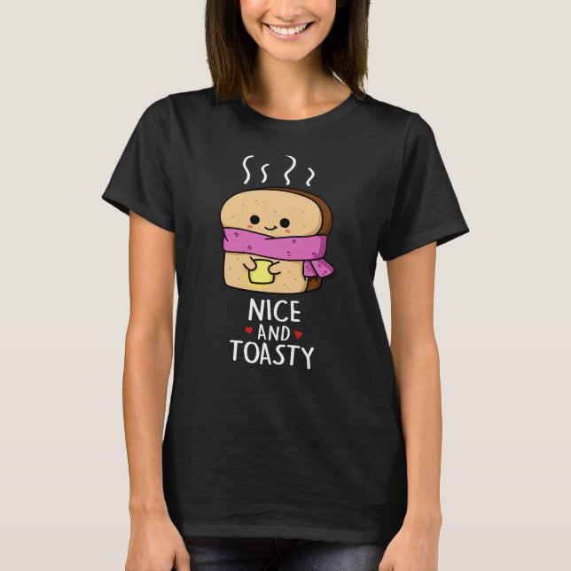 T-shirt Belle Et Toasty Drôle Jeu De Beurre Beurre Pun Dar (Devant)