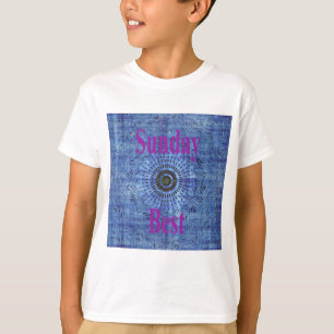T-shirt Belle Extraordinaire Design moderne Denim : Dimanc