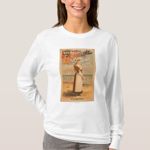 T-shirt Belle femme d'Evangeline du riz à l'océan