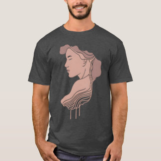 T-shirt Belle Femme Mère Vector Design 3 Couleurs amusant