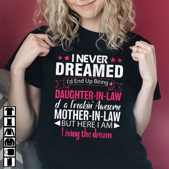 T-shirt Belle-fille de belle-mère (Créateur téléchargé)