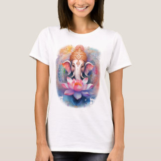 T-shirt Belle ganesha et lotus