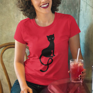 T-shirt Belle Gracieuse Maladie Noir Chat