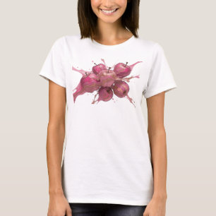 T-shirt Belle Graphique Abstraite Rose de Pomme pour Desig