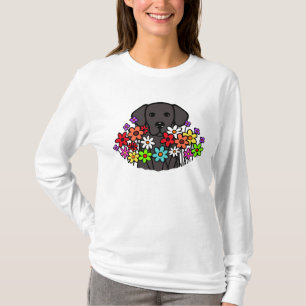 T-shirt Belle illustration de Labrador de noir d'âme