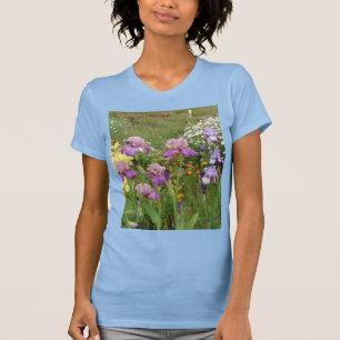 T-shirt Belle Iris Fleur violet Fleur Photo
