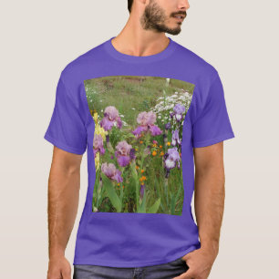 T-shirt Belle Iris Fleur violet Fleur Photo