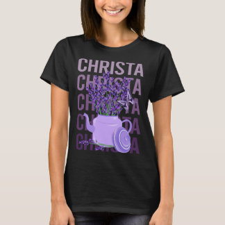 T-shirt Belle Lavande - Christa Name