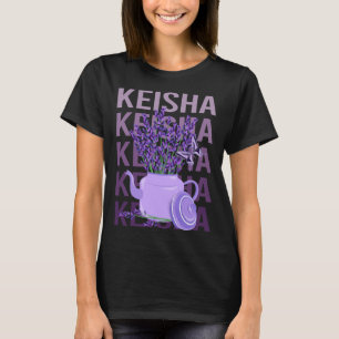 T-shirt Belle Lavande - Nom de Keisha