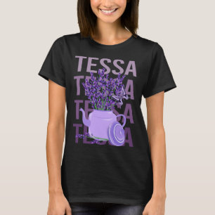 T-shirt Belle Lavande - Nom de Tessa