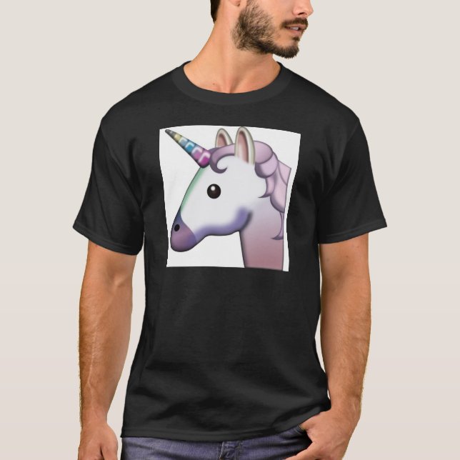 T-shirt Belle licorne Emoji (Devant)