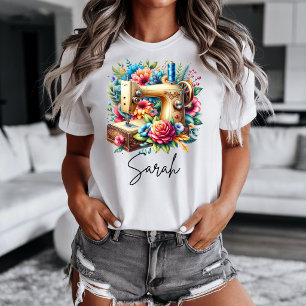 T-shirt Belle machine à coudre 