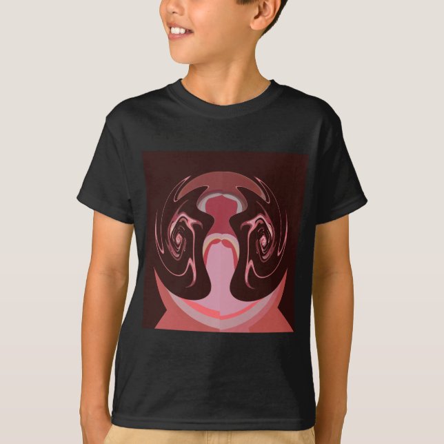 T-shirt Belle Motif Maroon Africain Design d'impression (Devant)