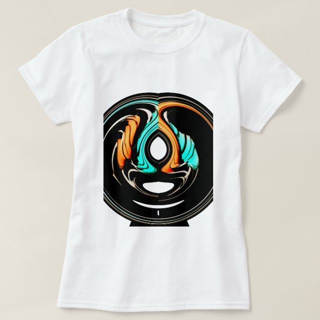 T-shirt Belle perles Abstraites Imprimer (Design devant)