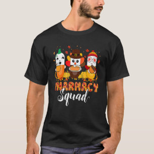 T-shirt Belle pharmacie Squad Pharmist Pumkin Saison Merci
