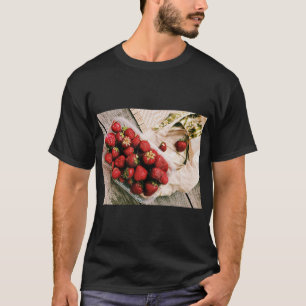 T-shirt Belle photo de fraise