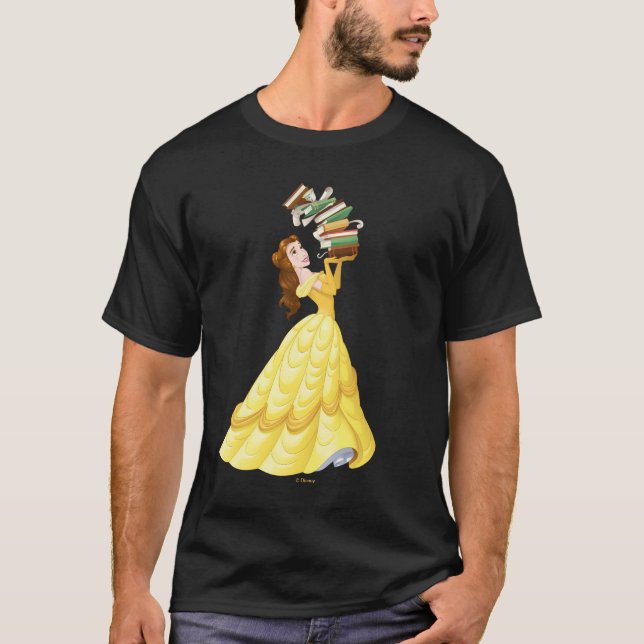 T-shirt Belle| Pile De Livres (Devant)