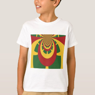 T-shirt Belle Rasta Extraordinaire Couleurs Art Imprimer