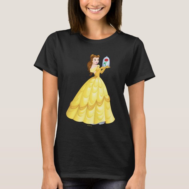 T-shirt Belle | Rose en verre (Devant)