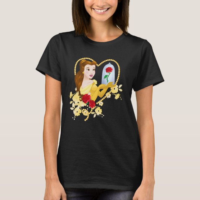 T-shirt Belle | Roses rouges (Devant)