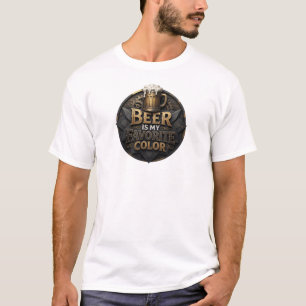 T-shirt Belle Rouge LA BIÈRE EST MA COULEUR PRÉFÉRÉE