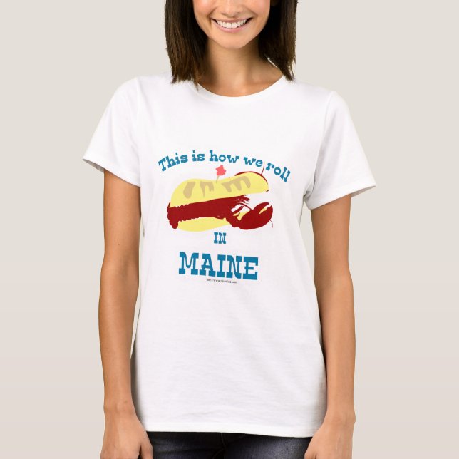 T-shirt Belle Roulette De Homard (Devant)