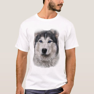 T-shirt Belle Sibérie Husky Dog Face T Shirt