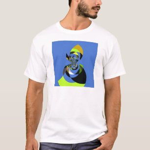 T-shirt Belle silhouette féminine colorée illustrations