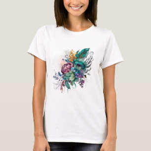 T-shirt Belle Tee Florale - Choisissez Votre Couleur!