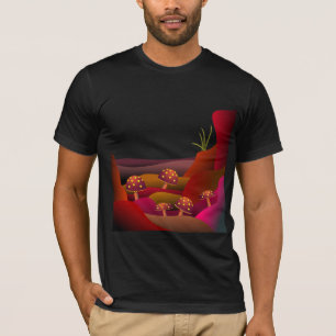 T-shirt Belle terre où les champignons élèvent le T-shi