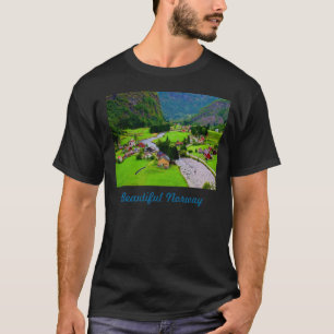 T-shirt Belle ville de rivière