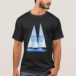 T-shirt Belleair Beach Floride Côtier Nautique Voile Sa