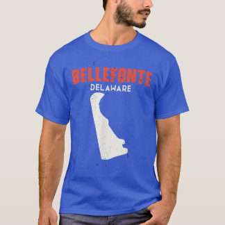 T-shirt Bellefonte Delaware USA State America Travel Delaw