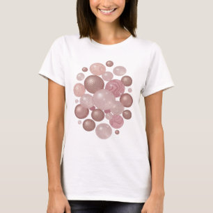 T-shirt Belles bulles d'argent BRILLANTES Design Moderne