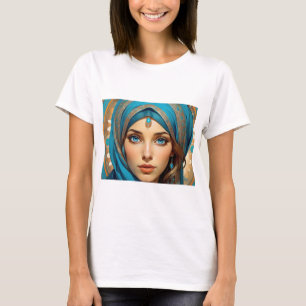 T-shirt Belles femmes aux yeux bleus
