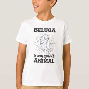 T-shirt Béluga Baleine Animaux mignons Pour Enfants