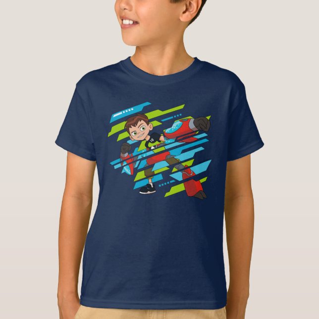 T-shirt Ben 10 Débordement de transformation de l'ADN (Devant)