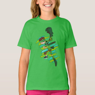 T-shirt Ben 10 Transformation de l'ADN de Wildvine
