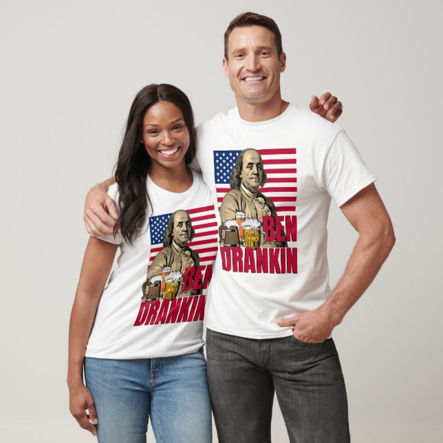 T-shirt BEN DRANKIN 4 juillet (Unisexe)