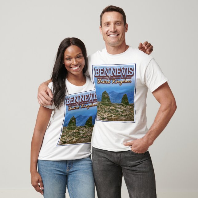 T-SHIRT BEN NEVIS MOUNTAIN - FORT WILLIAM - ECOSSE UK (Unisexe)