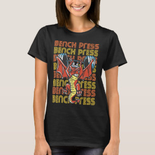 T-shirt Bench Press Dragon Gym Coffre entraînement Weight