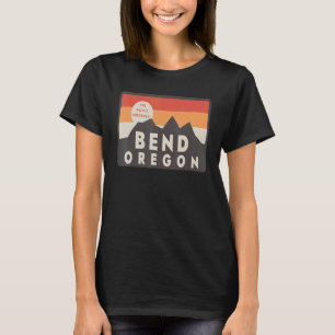 T-shirt Bend Oregon Mountains Sunset Vie Extérieure