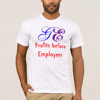 T-shirt Bénéfices avant des employés, GE