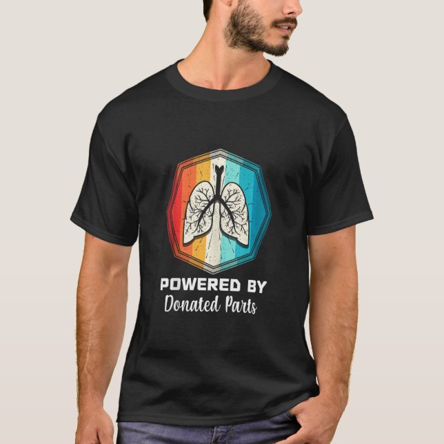 T-shirt Bénéficiaire du combattant pour la transplantation (Devant)