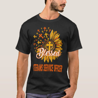 T-shirt Bénéficiaire Officier du service aux anciens comba