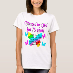 T-SHIRT BÉNÉFICIÉ BUTTERFLY 75E ANNIVERSAIRE CONCEPTION