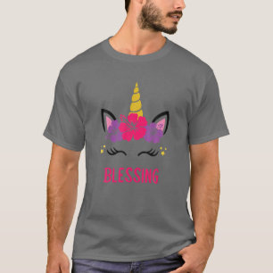T-shirt BÉNÉFICIER Personnalisé Visage Unicorne