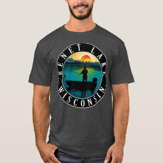 T-shirt Benet Lake Wisconsin Pêche