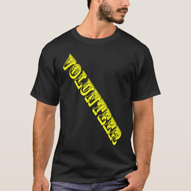 T-shirt Bénévoles Emplois Personnel Événement Uniforme Cha (Devant)