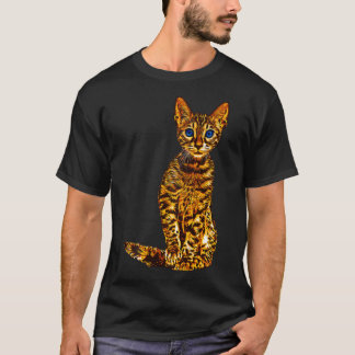 T-shirt Bengal Cat Pet, Novel Design For Kitten, Kitty Lov